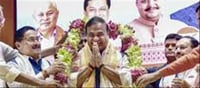 Himanta Biswa Sarma Sworn in as Assam Chief Minister for Second Term in Presence of PM Modi